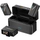COMICA BooMax 2-Person Wireless Lavalier Microphone System, 32-Bit Float Mic with 32GB Internal Recording